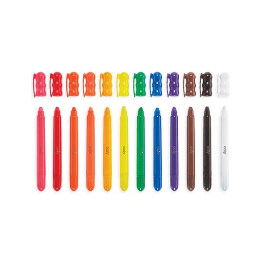OOLY Rainy Dayz Gel Crayons, 12ct.
